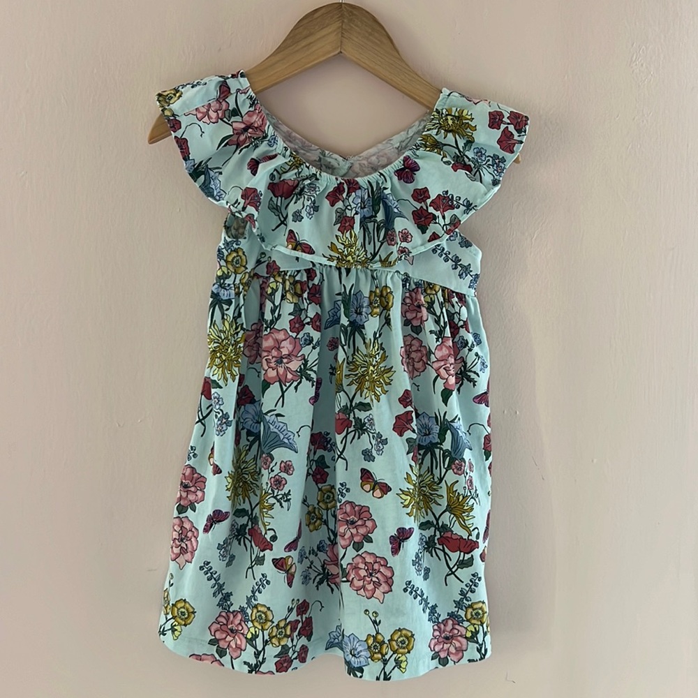 Tea Collection Floral Ruffle Dress